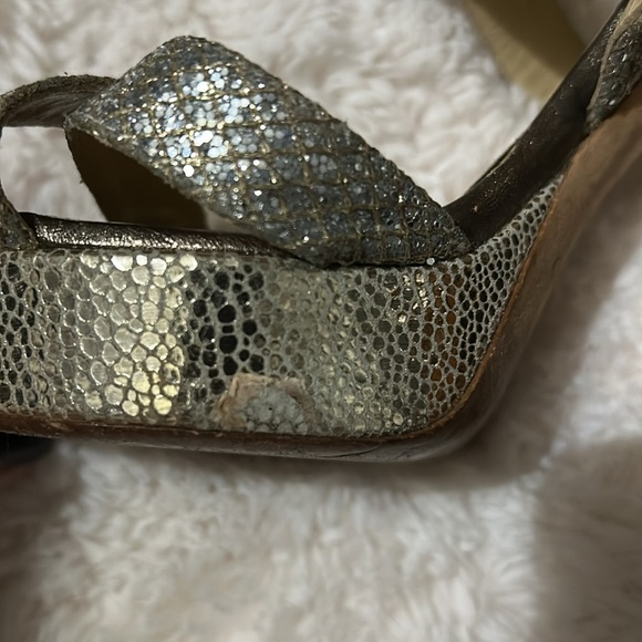 Jimmy Choo Glittering Silver Heels - Picture 16 of 16